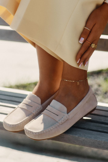 Mocassini in suede Big Star RR274947 colore sabbia