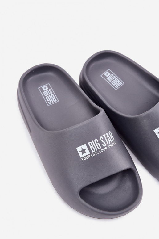 Pantofole leggere Pantofole Deveschio Z Logo Big Star RR174A013 colore grigio