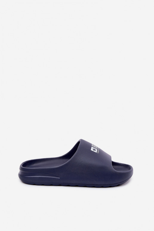 Pantofole leggere Pantofole Deveschio Z Logo Big Star RR174A014 blu scuro