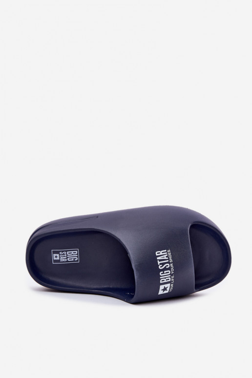 Pantofole leggere Pantofole Deveschio Z Logo Big Star RR174A014 blu scuro