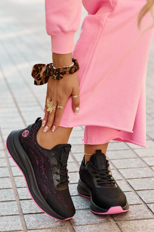 Sneakers con piattaforma Big Star RR274523 HI-POLY SYSTEM colore nero