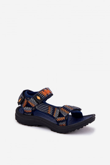 Sandali per bambini Lee Cooper LCIN-25-34-3571K blu scuro