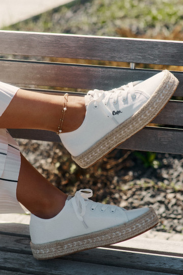 Scarpe casual con lacci Lee Cooper LCIN-25-44-3217 bianche