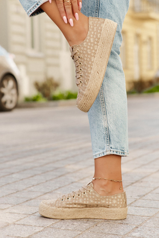 Scarpe casual a fantasia con plateau Lee Cooper LCIN-25-08-3646L color chaki Scarpe casual a fantasia con plateau Lee Cooper LCIN-25-08-3646L color chaki