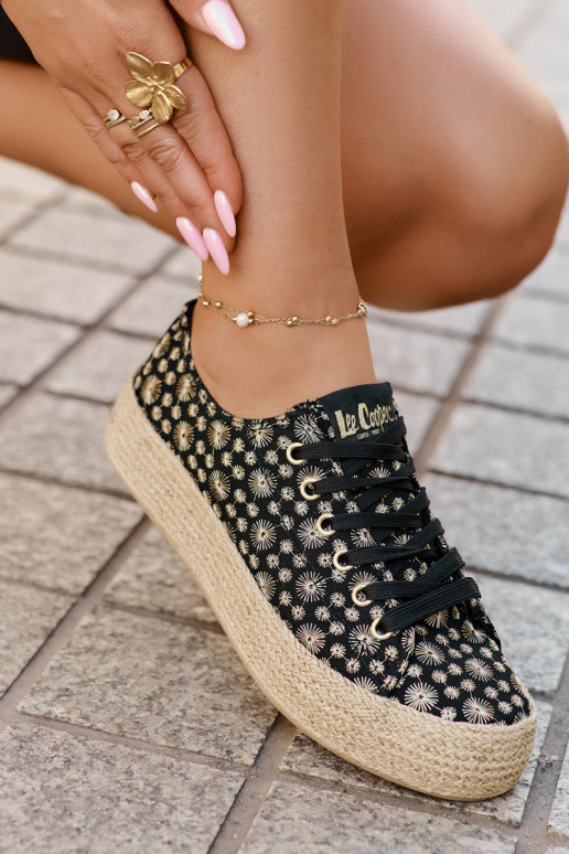 Scarpe casual a fantasia con plateau Lee Cooper LCIN-25-08-3647L nere