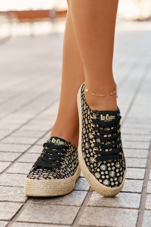 Scarpe casual a fantasia con plateau Lee Cooper LCIN-25-08-3647L nere