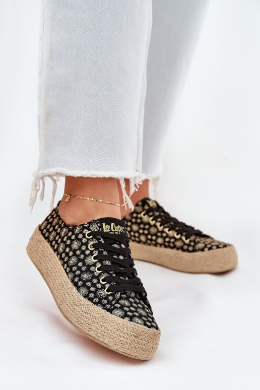 Scarpe casual a fantasia con plateau Lee Cooper LCIN-25-08-3647L nere