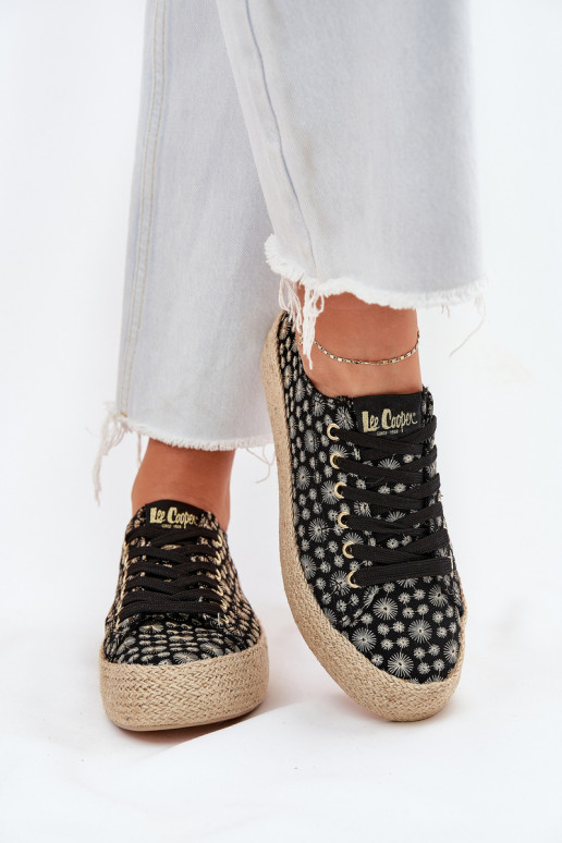 Scarpe casual a fantasia con plateau Lee Cooper LCIN-25-08-3647L nere