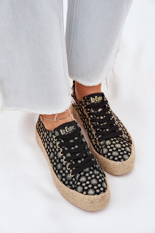 Scarpe casual a fantasia con plateau Lee Cooper LCIN-25-08-3647L nere