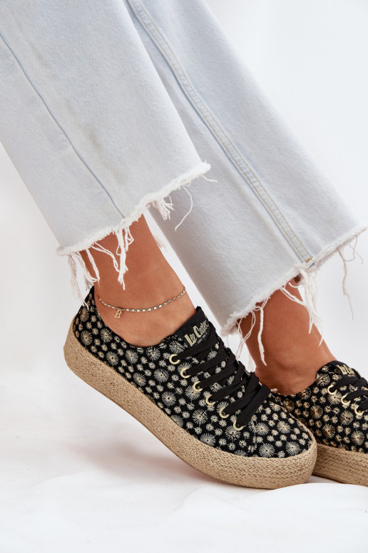 Scarpe casual a fantasia con plateau Lee Cooper LCIN-25-08-3647L nere