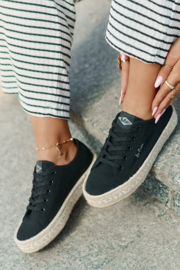 Scarpe casual con lacci Lee Cooper LCIN-25-44-3216 nere