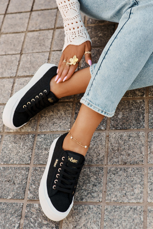 Scarpe casual con lacci Lee Cooper LCIN-25-31-3439L nere