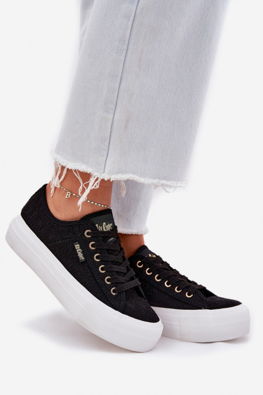 Scarpe casual con lacci Lee Cooper LCIN-25-31-3439L nere