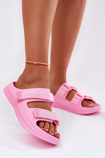 Pantofole leggere Pantofole da donna Z con chiusura adesivaami Big Star RR274A528 colore rosa 2