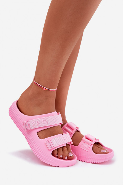 Pantofole leggere Pantofole da donna Z con chiusura adesivaami Big Star RR274A528 colore rosa