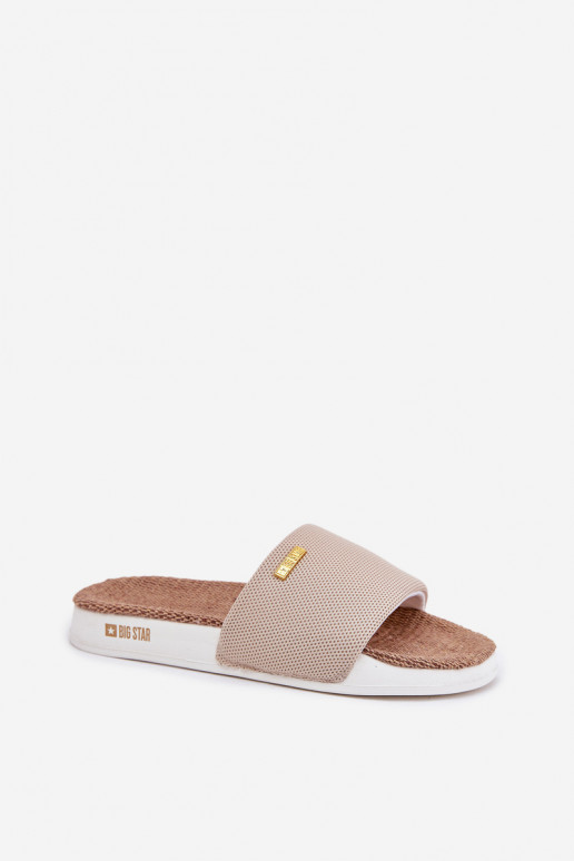 Pantofole da donna Big Star RR274A102 beige