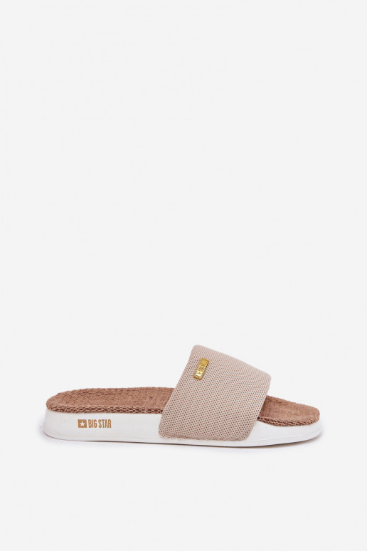 Pantofole da donna Big Star RR274A102 beige