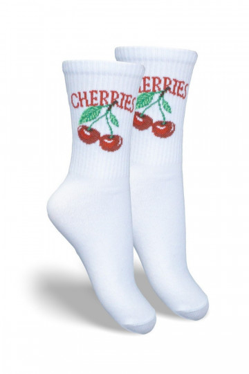 Calzini per bambini Gioventù CHERRIES Colore bianco