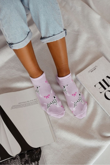 Calzini Femminile Dalmatyńczyk Colore viola