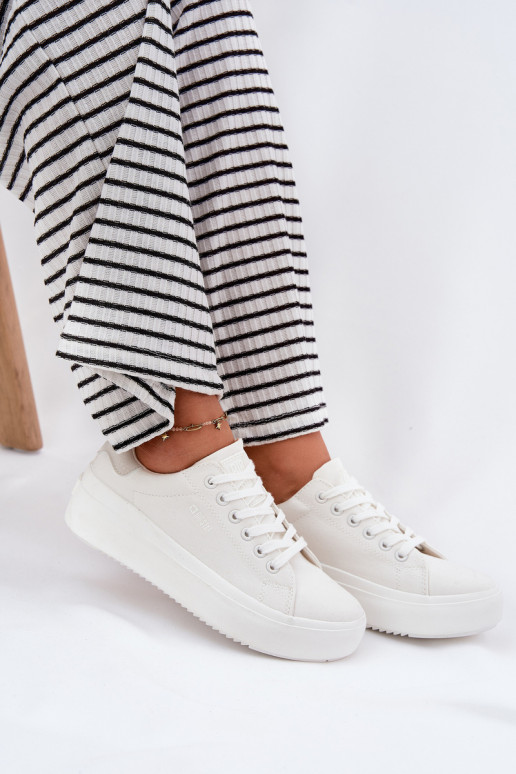  Scarpe per il tempo libero con una piattaforma Big Star RR274463 Colore bianco