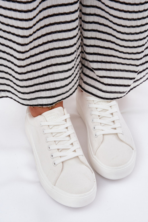  Scarpe per il tempo libero con una piattaforma Big Star RR274463 Colore bianco