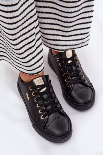 Scarpe per il tempo libero in ecopelle Big Star RR274749 colore nero 2