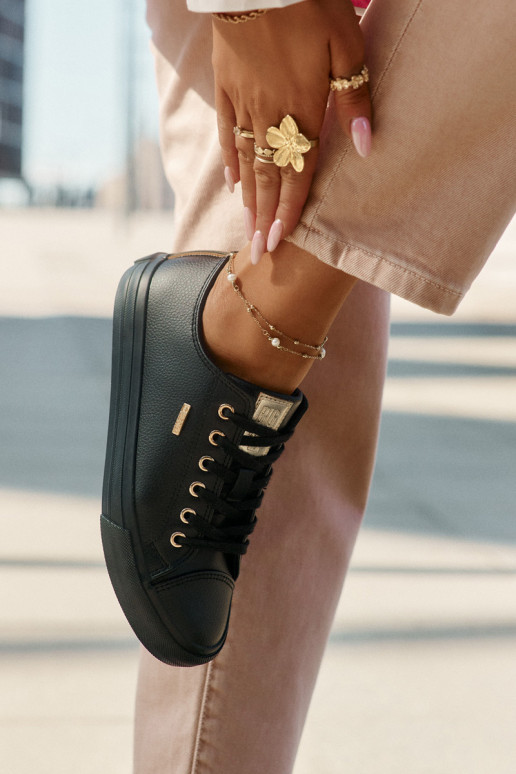 Scarpe per il tempo libero in ecopelle Big Star RR274749 colore nero