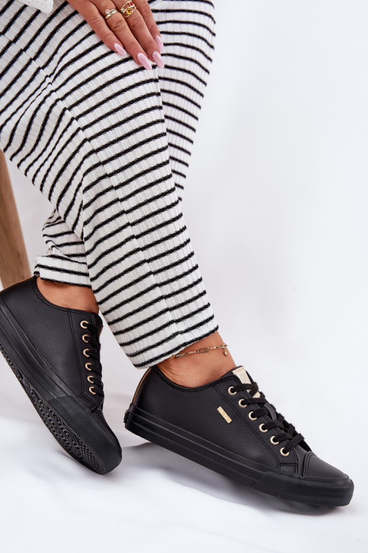 Scarpe per il tempo libero in ecopelle Big Star RR274749 colore nero