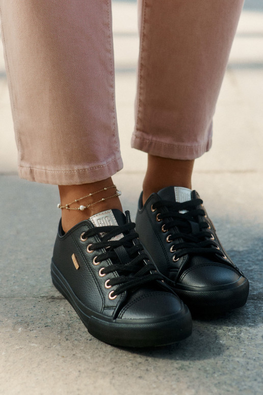 Scarpe per il tempo libero in ecopelle Big Star RR274749 colore nero