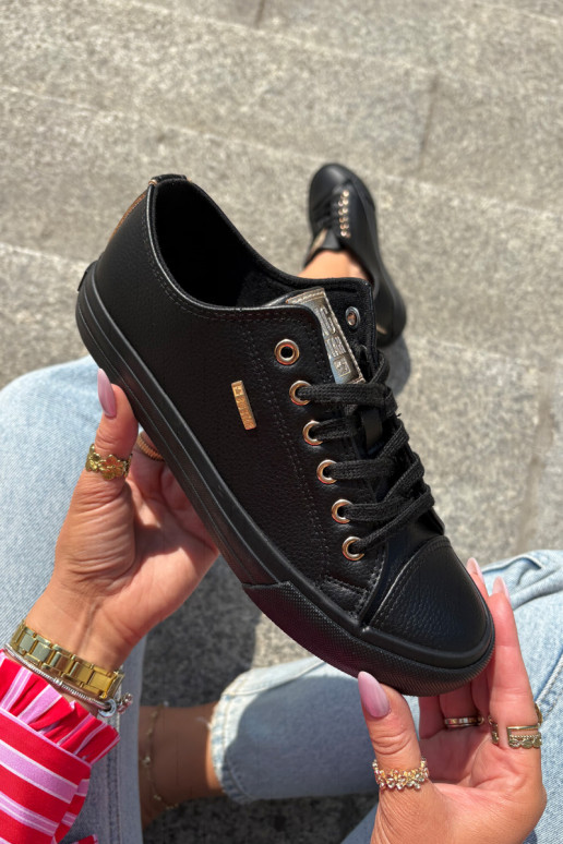 Scarpe per il tempo libero in ecopelle Big Star RR274749 colore nero