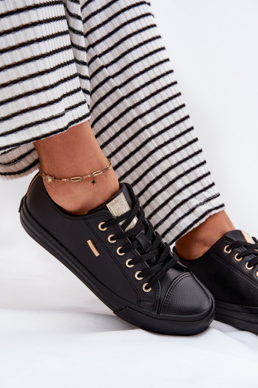 Scarpe per il tempo libero in ecopelle Big Star RR274749 colore nero