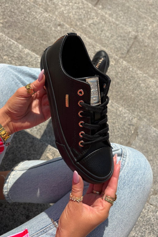 Scarpe per il tempo libero in ecopelle Big Star RR274749 colore nero