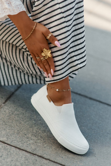 Scarpe per il tempo libero Slip-On Big Star RR274717 Colore bianco