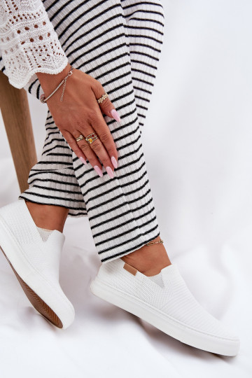 Scarpe per il tempo libero Slip-On Big Star RR274717 Colore bianco 2