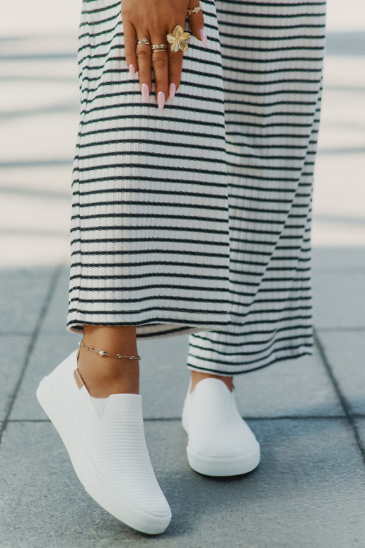 Scarpe per il tempo libero Slip-On Big Star RR274717 Colore bianco