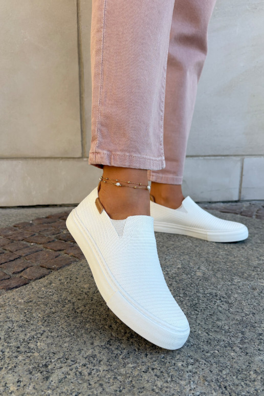 Scarpe per il tempo libero Slip-On Big Star RR274717 Colore bianco