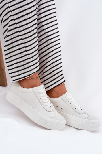 Scarpe per il tempo libero con una piattaforma Big Star RR274337 Colore bianco 2