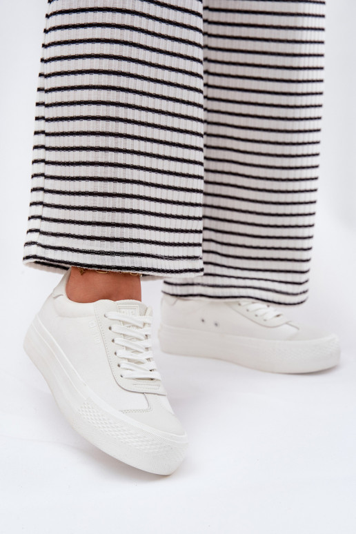 Scarpe per il tempo libero con una piattaforma Big Star RR274337 Colore bianco