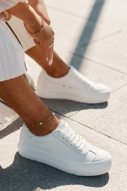 Scarpe per il tempo libero con una piattaforma Big Star RR274337 Colore bianco