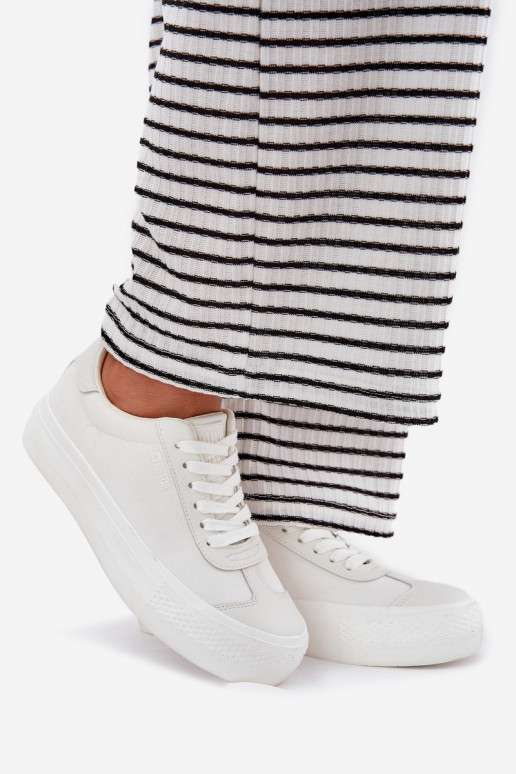 Scarpe per il tempo libero con una piattaforma Big Star RR274337 Colore bianco