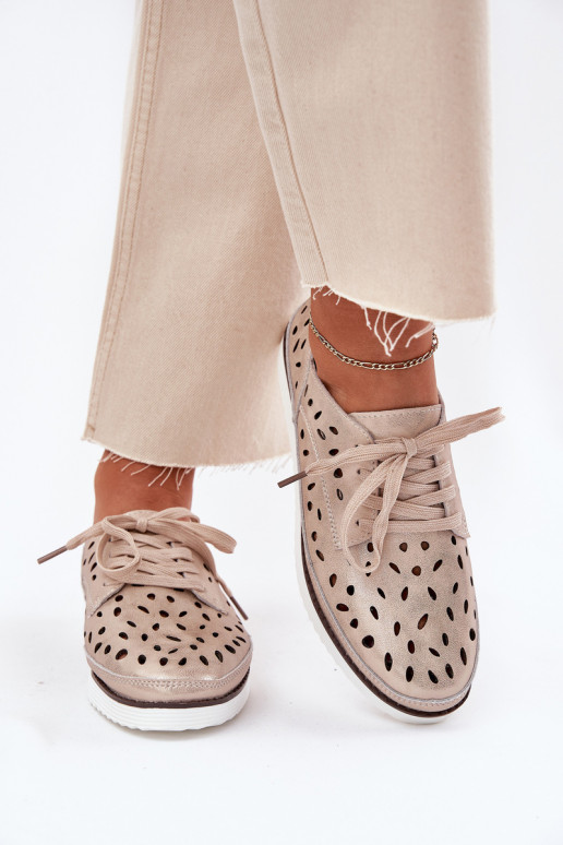 scarpe Pelle Femminile S.Barski LR51-611 colore dorato scarpe Pelle Femminile S.Barski LR51-611 colore dorato