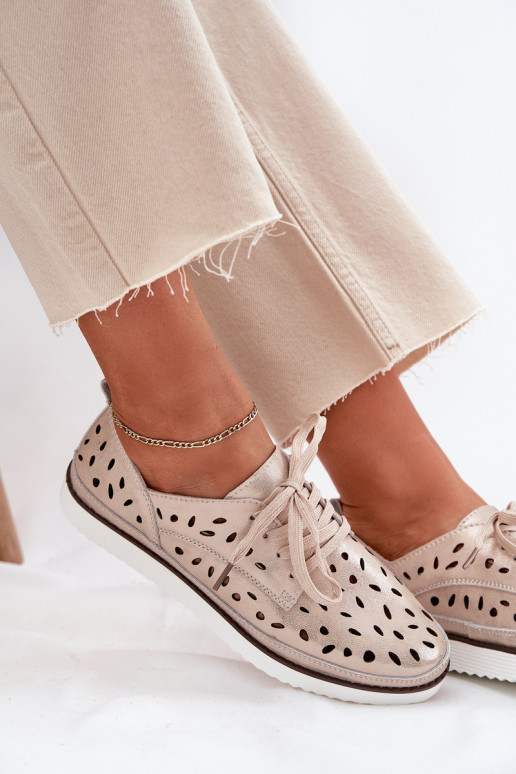 scarpe Pelle Femminile S.Barski LR51-611 colore dorato scarpe Pelle Femminile S.Barski LR51-611 colore dorato