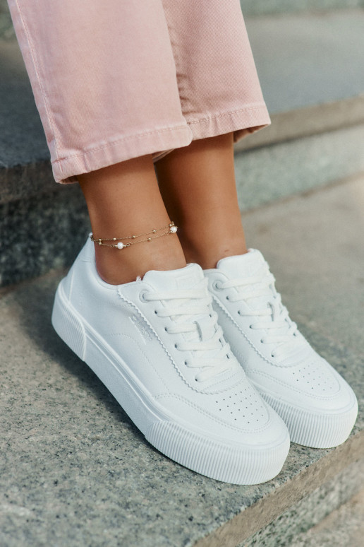 Basso Scarpe modello sneakers in ecopelle Big Star RR274303 Colore bianco Basso Scarpe modello sneakers in ecopelle Big Star RR274303 Colore bianco