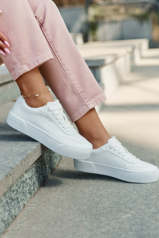 Basso Scarpe modello sneakers in ecopelle Big Star RR274303 Colore bianco Basso Scarpe modello sneakers in ecopelle Big Star RR274303 Colore bianco