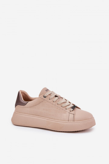 Scarpe modello sneakers Femminile in ecopelle Big Star RR274259 beige 2