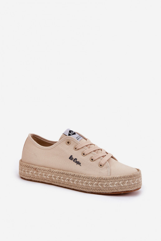 Scarpe per il tempo libero Con treccia Lee Cooper LCIN-25-44-3215 beige Scarpe per il tempo libero Con treccia Lee Cooper LCIN-25-44-3215 beige
