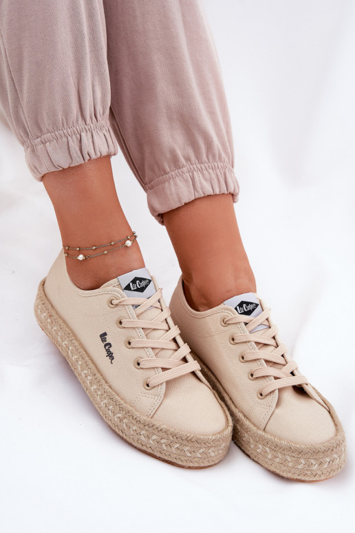 Scarpe per il tempo libero Con treccia Lee Cooper LCIN-25-44-3215 beige Scarpe per il tempo libero Con treccia Lee Cooper LCIN-25-44-3215 beige