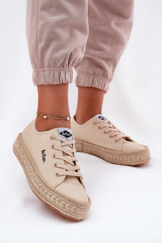 Scarpe per il tempo libero Con treccia Lee Cooper LCIN-25-44-3215 beige Scarpe per il tempo libero Con treccia Lee Cooper LCIN-25-44-3215 beige