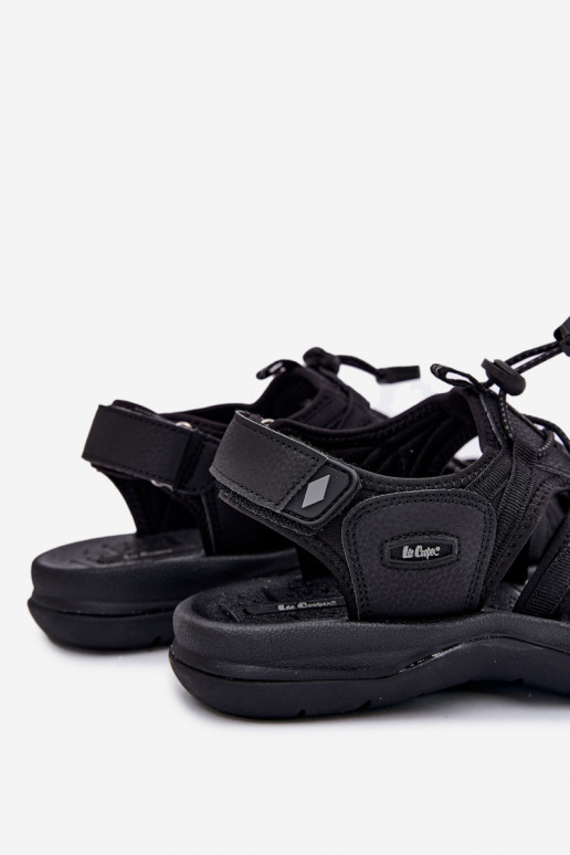 Stile sportivo sandali Deveschio Lee Cooper LCIN-24-03-2313M colore nero Stile sportivo sandali Deveschio Lee Cooper LCIN-24-03-2313M colore nero