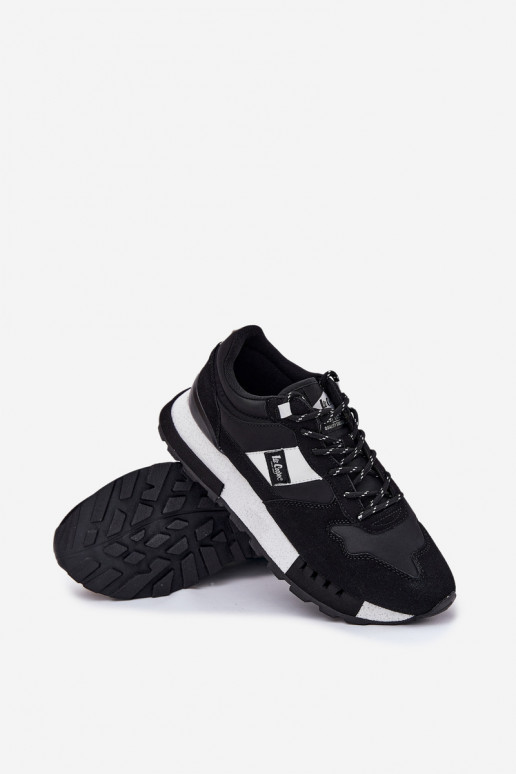 Scarpe modello sneakers Deveschio con una piattaforma Lee Cooper LCJ-25-03-3378M colore nero